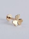  14K Leaf Clover Internal flatback 