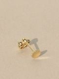  14K 5 Ball Flower labret piercing 