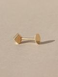  14K Stud labret piercing 