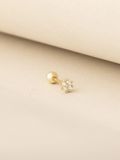  14K Leaf Clover Piercing 