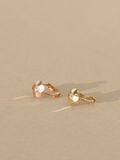  14K Daisy Flower mini huggie 
