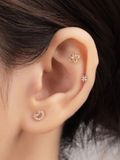  14K Leaf Clover Piercing 