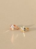  14K Daisy Flower mini huggie 
