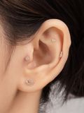  14K Tiny Circle Piercing 