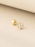  14K Leaf Clover Piercing 