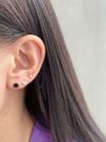  14K Mini Floral mini huggie 