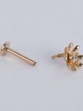  14K Daisy Glow Internal flatback 
