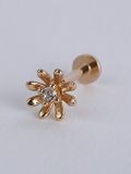  14K Daisy Glow Internal flatback 