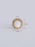  14K Pearl Internal flatback 