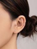  14K Tiny Square Piercing 