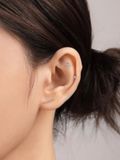  14K Tiny Square Piercing 