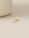  14K Tiny Square Piercing 