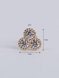  14K Trio Gleam Internal flatback 