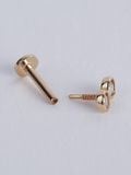  14K Twin Sparkle Internal flatback 