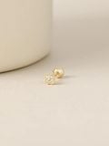  14K Lucky Leaf Piercing 