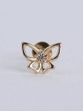  14K Shiny Wings Internal flatback 