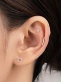  14K Lucky Leaf Piercing 