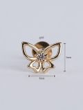 14K Shiny Wings Internal flatback 