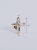  14K Elegant Cross Internal flatback 