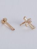  14K Elegant Cross Internal flatback 