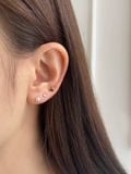  14K Each Heart labret piercing 