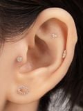  14K Mini Heart Piercing 