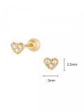  14K Mini Heart Piercing 