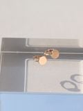  14K Petite Coin mini huggie 