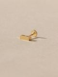  14K Bold Stick labret piercing 