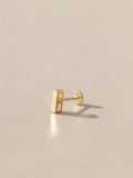  14K Bold Stick labret piercing 
