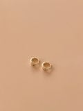  14K Honey Butter mini huggie 