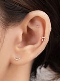  14K Baby Heart Piercing 
