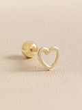  14K Baby Heart Piercing 