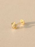  14K Lara Star labret piercing 