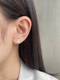  14K Shining cubic piercing (4 chấu) 