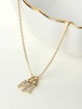  14k Alphabet pendant 