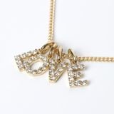  14k Alphabet pendant 