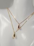  14K Water drop necklace 