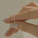  14K DR002 - Natural Diamond ring 