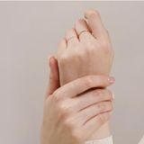  14K Slim Twist Ring 