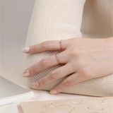  14K Slim Twist Ring 