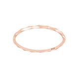  14K Slim Twist Ring 