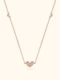  14K Dancing heart necklace 