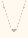  14K Dancing heart necklace 