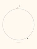  14K Pearl & Emerald necklace 