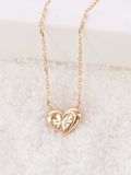  14K Our heart necklace 