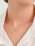  14K Shining heart necklace 