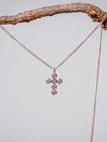  14K Mini Cross Necklace 
