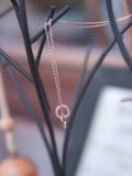  14K-Diamond connection necklace 