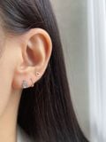  14K Oval cubic piercing 